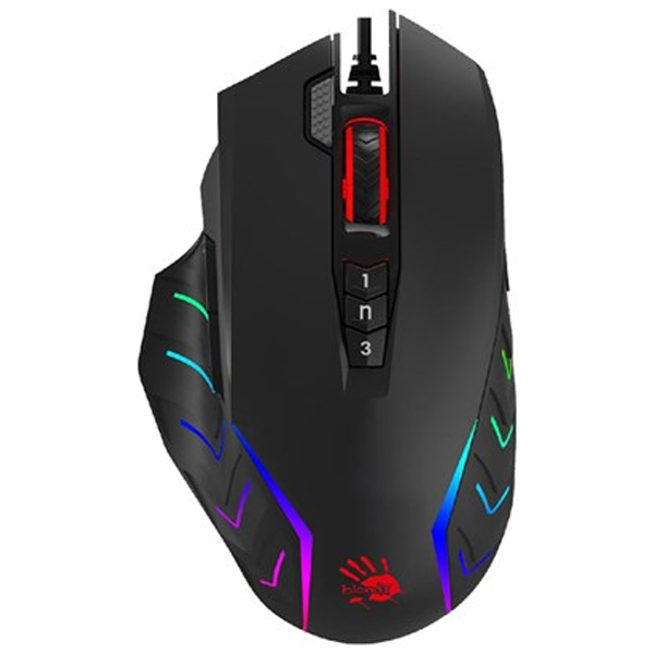 Bloody-J95s-Gaming-Mouse-with-2-Fire-RGB-Animation-(Black)