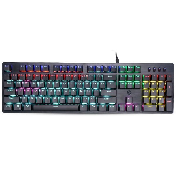 RGB-MECHANICAL-GAMiNG-KEYBoARD-HP-GK100F